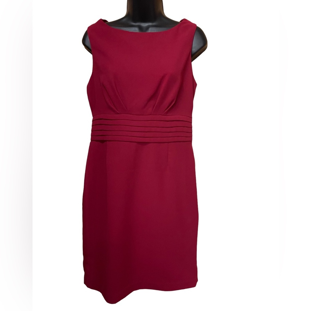 Deep red Banana Republic dress